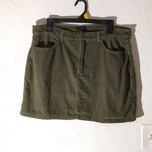 Angel Kiss Corduroy Mini Skirt XL.